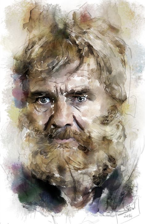 Portrait of Homeless Man