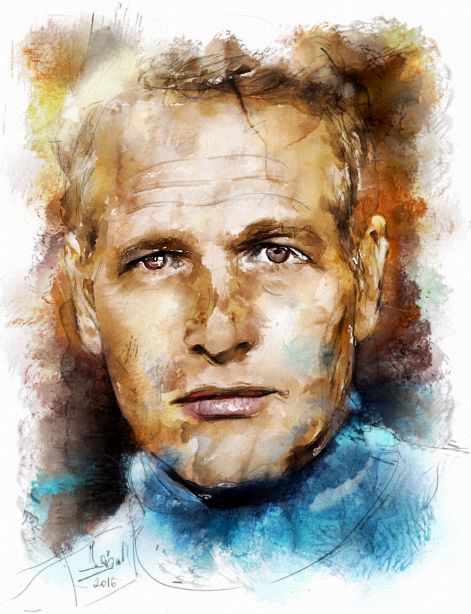 Paul Newman - brown eyes